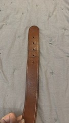 Cabela&rsquo;s Leather Buckle in Brown and Gold