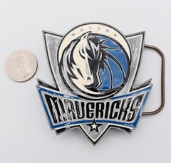 Dallas Mavericks Basketball Team Belt Buckle (New)