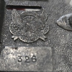 The Great American Buckle Company 5¢ Insert Coin Men&rsquo;s Belt Buckle Metal Silver…