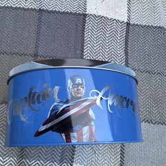 Captain America Shield Metal Belt Buckle for Men, Multicolor Superhero