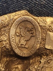 Vintage – Lady Luck – Belt Buckle – Dragon Designs – 1991