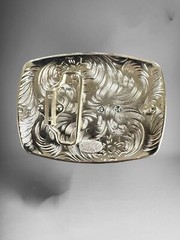 Mexican Eagle Rodeo Western Cowboy Belt Buckle Hebilla Vaquera Con Aguila Mexico