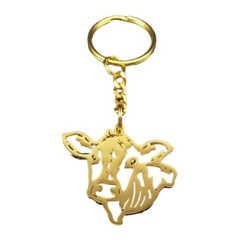 Elegant Hollow Head Keychain Stylish Accessory Suitable For Key Decoration