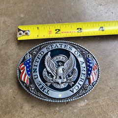 The United States of America Seal Belt Buckle USA American Fit 1.5&Prime; Belt