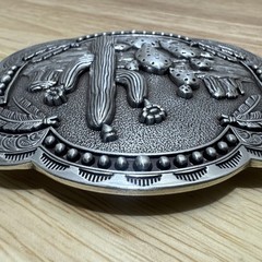Blazin Roxx Western Nocona Belt Buckle Cactus Feathers NIB 37597