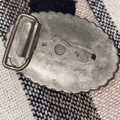 Vintage brass silver western cowboy sheriff belt buckle lot