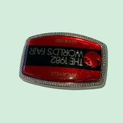 VINTAGE « THE 1982 WORLD&rsquo;S FAIR (KNOXVILLE) TENNESSEE BELT BUCKLE