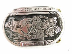 1994 Elmco Coal Machinery Boriing Machine Belt Buckle By Prazen 4116