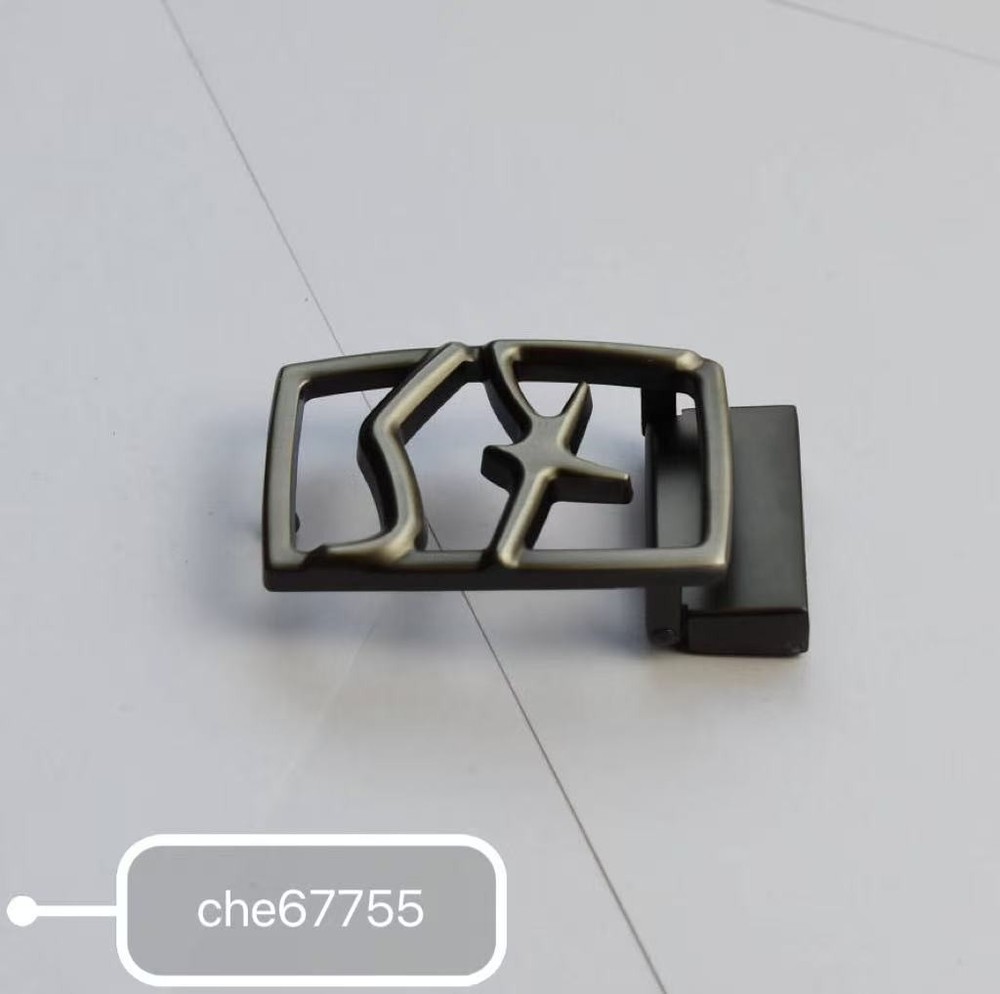 Men&rsquo;s Salvatore Ferragamo Gunmetal Grey Belt Buckle for 3.5cm Belt