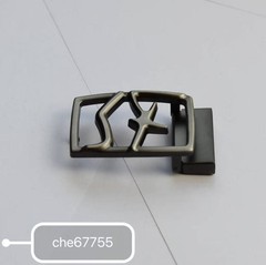 Men&rsquo;s Salvatore Ferragamo Gunmetal Grey Belt Buckle for 3.5cm Belt
