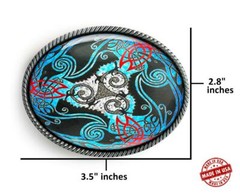 Celtic Raven Tribal Crow Unisex Handmade Belt Buckle