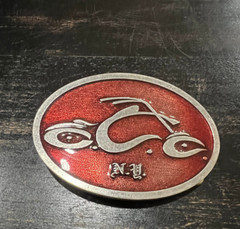 Orange County Chopper Belt Buckle – Officially Licensed – Red Color – Brand New