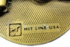 Belt Buckle D&S Casing Service Gillette Wyoming HIT LINE USA