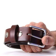Milwaukee Leather MP7118 Men&rsquo;s Brown Premium Leather 1.5 Inch Wide Belt