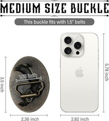 Belt Buckles for men women – Western Cowboy Belt Buckle American Flag and Eagle