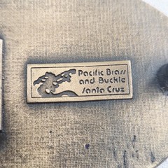 Belt Buckle – Pacific Brass and Buckle Indiana Metal Craft 1983 Las Vegas Slots