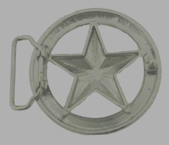 Lone Star Belt Buckle State Texas Bling Star Silver Metal Western Cowboy Cowgirl