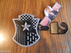 NWT-Solid Metal NAUTICAL STAR CREST and SHIELD METAL BELT BUCKLE by PUGS GEAR