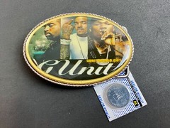 G-Unit Rapper Music Belt Buckle Attention Grabbing Led Lights! W/ Fresh Battery