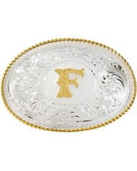 Montana Silversmiths Initial "F" Belt Buckle – 700F