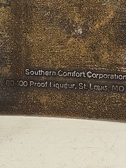 Vintage Southern Comfort Belt Buckle & Belt