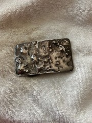 Vintage Modern Modernist Abstract Belt Buckle Brutalist