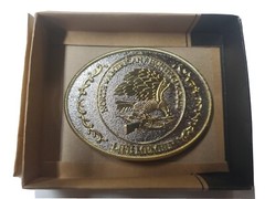 North American Hunting Club, Lifetime Member Belt Buckle Excellent Condition