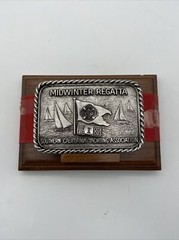 1982 SOUTHERN CALIFORNIA YACHTING ASSOCIATION MIDWINTER REGATTA BELT BUCKLE