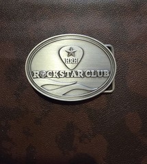 Rock Star Club Belt Buckle EXCELLENT CONDITION!