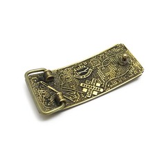 Belt buckle Ukrainian embroidery, Vyshyvanka, Ancient Pagan poppy flower design