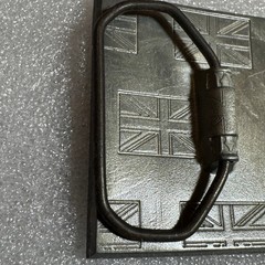 British Flag Belt Buckle Metal Pewter Tone Made Mexico Reissue