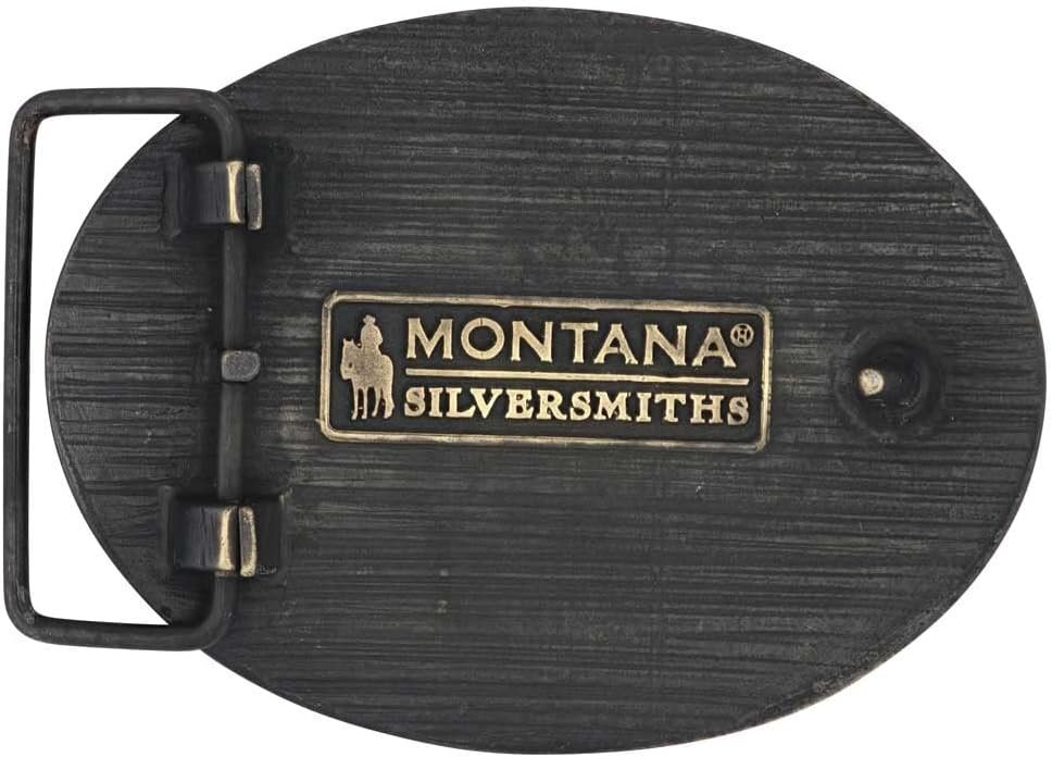 Montana Silversmiths Filigree Initial Attitude Belt Buckle