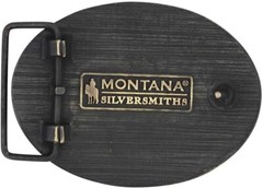 Montana Silversmiths Filigree Initial Attitude Belt Buckle
