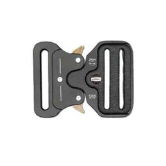 Quick Release Buckle Tactical Belt Buckle Set Zinc Metal Male Belt Silver Buckle