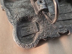 1993 Vtg Harley-Davidson Superglide Freedom Rider Belt Buckle Baron USA Chief