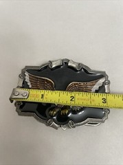 Bald Eagle Belt Buckle 1983 Great American Buckle Co. Solid Pewter Made in USA