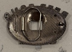 Beer Pong Champ! Vintage Metal Bottle Opener & Belt Buckle by Kalan