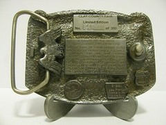 Clay County Fair Spencer Iowa Tractor Combine 1991 Belt Buckle Limit Ed 130/300