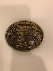 Vintage Solid Brass Lebco Limited Edition Belt Buckle An American Tradition