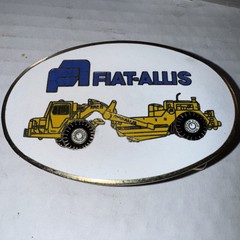 Fiat-Allis Construction Scraper Belt Buckle Rare Free Shipping