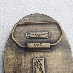 Belt Buckle – Pacific Brass and Buckle Indiana Metal Craft 1983 Las Vegas Slots