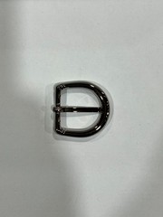 Solid Brass Polished Nickel Belt Buckle Made in Italy Fits 1.18&Prime; Belt Strap