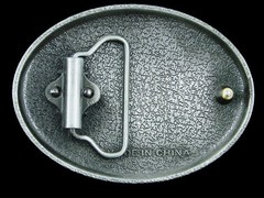 SJ03160 *NOS* NICE **MASON (SQUARE & COMPASSES)** FREEMASON BELT BUCKLE