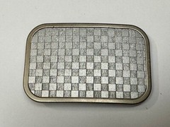 Tic Tac Toe Grey Wallpaper Pattern Buckle Down Brand Belt Buckle In Packaging