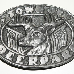 BELT BUCKLE – TOWN OF DEERPARK NY- VGC Textured relief finish. Limited Edition