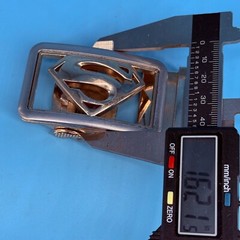 Superman Logo Metal Belt Buckle