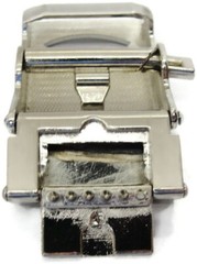 Cam Belt Buckle Casual Silver Tone