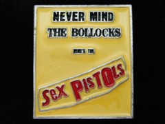 QF03136 REALLY COOL 2002 **NEVER MIND THE BOLLOCKS SEX PISTOLS** MUSIC BUCKLE