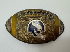 VINTAGE 1979 MINNESOTA VIKINGS BELT BUCKLE OFFICIAL LICENSED PRODUCT