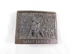 Vintage Schlitz Malt Liquor Beer Belt Buckle
